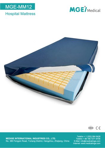 MGE-MM12 Medic Mattress Brochure - BS7177 Fire Resistant, CE & ISO Certified