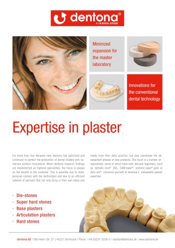 Expertise in plaster