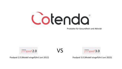 Poolpod 2.0 vs Poolpod 3.0 Vergleich - Deutsch