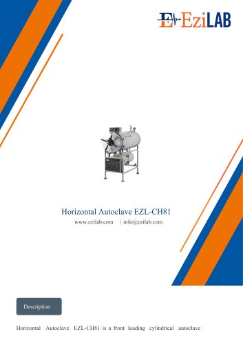 Horizontal Autoclave EZL-CH81