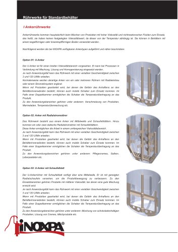 Rührwerke für Standardbehälter