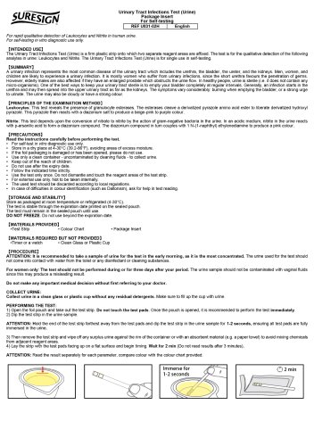 Urinary Tract Infections Test (Urine)