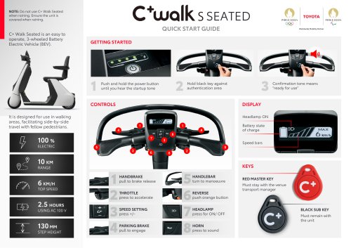 C+ walk S SEATED