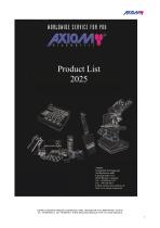AXIOM Product List 2025