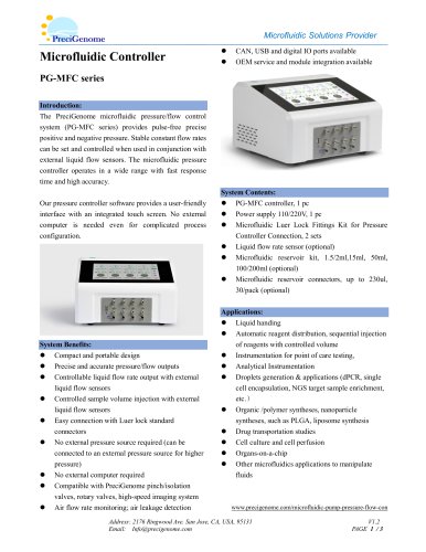 iFlow Touch flow/pressure controller