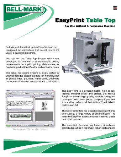 EasyPrint Table Top
