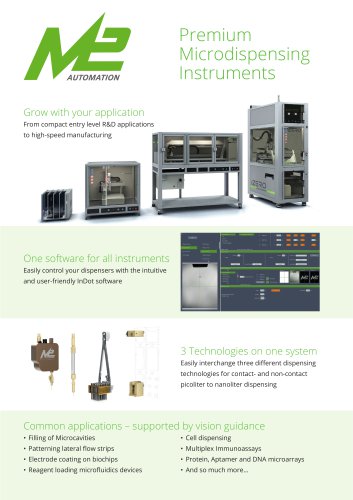 Premium   Microdispensing  Instruments