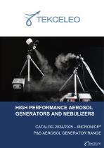 HIGH PERFORMANCE AEROSOL GENERATORS AND NEBULIZERS