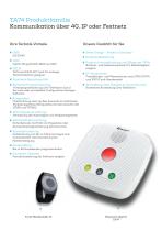 Hausnotrufgeräte TA74-Serie  PSTN, LAN, GSM - 3