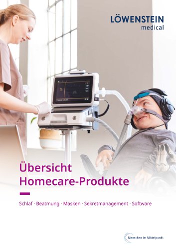 Übersicht Homecare-Produkte