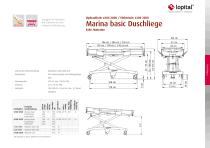 Marina deluxe & Marina basic Duschliege - 7