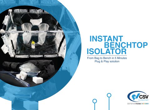 Instant Benchtop Isolator (single use)