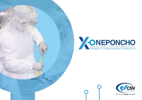 X-ONEPONCHO disposable protection from grade B to A