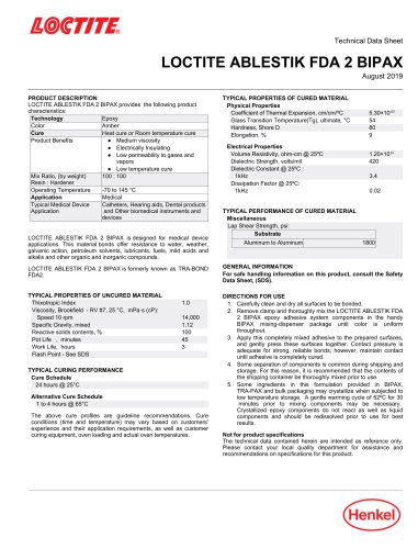 LOCTITE® ABLESTIK FDA 2 BIPAX