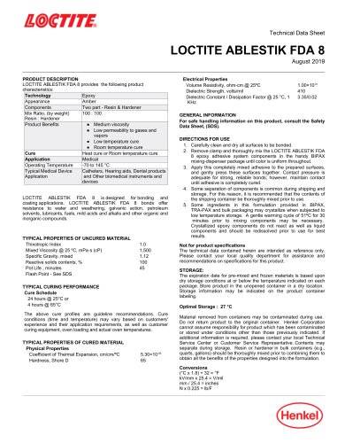 LOCTITE® ABLESTIK FDA 8