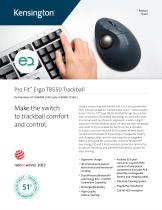 Pro Fit™ Ergo TB550 Trackball