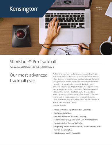 SlimBlade™ Pro Trackball