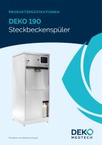 DEKO 190 Steckbeckenspüler - 1