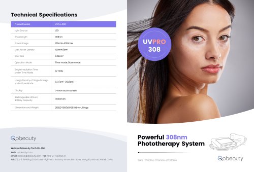 UVPro 308® Powerful 308nm Phototherapy System