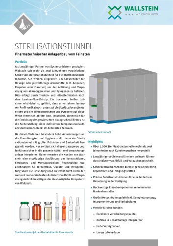 STERILISATIONSTUNNEL