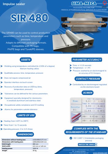 Impulse sealer - SIR480