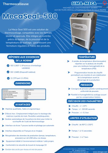 MECA SEAL 500 TECHNICAL DATA SHEET