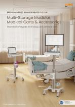 MED05 & MED06 Series & MEA02-1_2_3_4-Multi-Storage Modular Medical Carts & Accessories