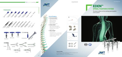 EDEN&trade; Spinal Fixation System(Pedicle)