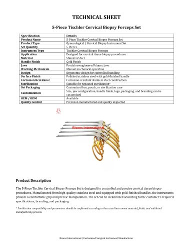 Gynecology forceps BI-001589