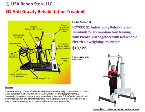 G1 Anti gravity treadmill 