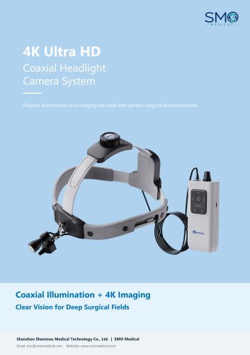 4K Coaxial Surgical Headlight Camera