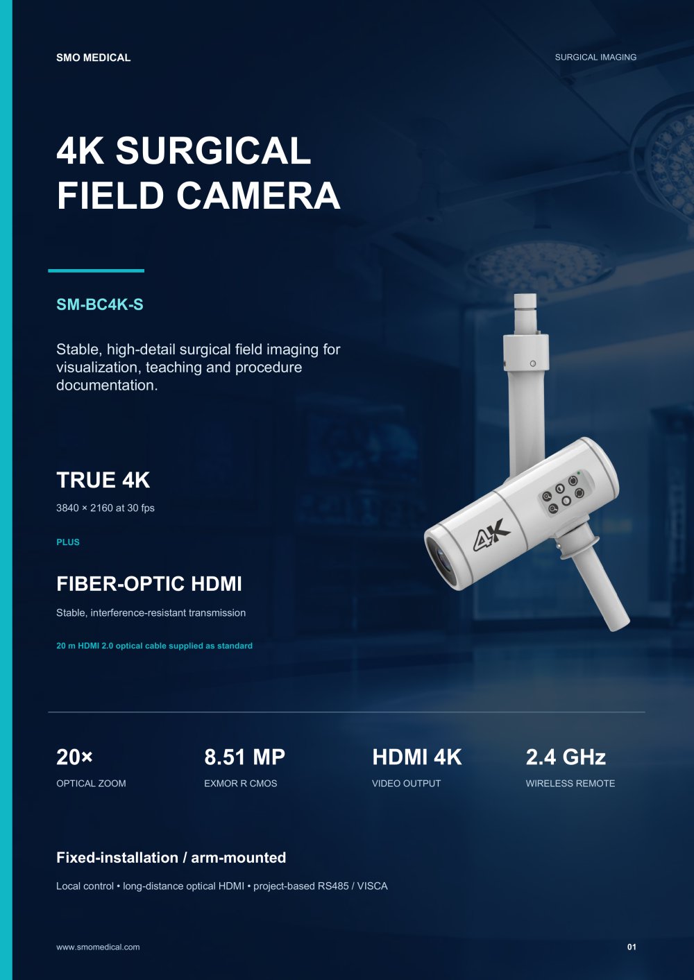 SM-BC4K-S_4K_Surgical_Field_Camera_Brochure_EN - Shenzhen Shenmo Medical Technology Co., Ltd.
