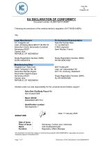 Déclaration de conformité UE pour Dia-Body Pouch V