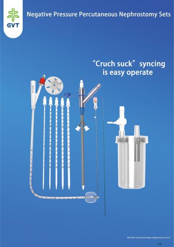Negative Pressure Percutaneous Nephrostomy Sets