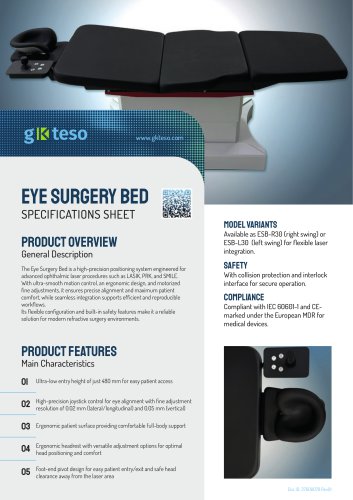 Eye Surgery Bed