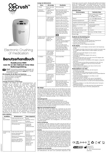 Bedienungsanleitung