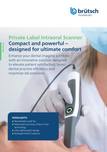 btScan&trade; Intraoral Scanner 