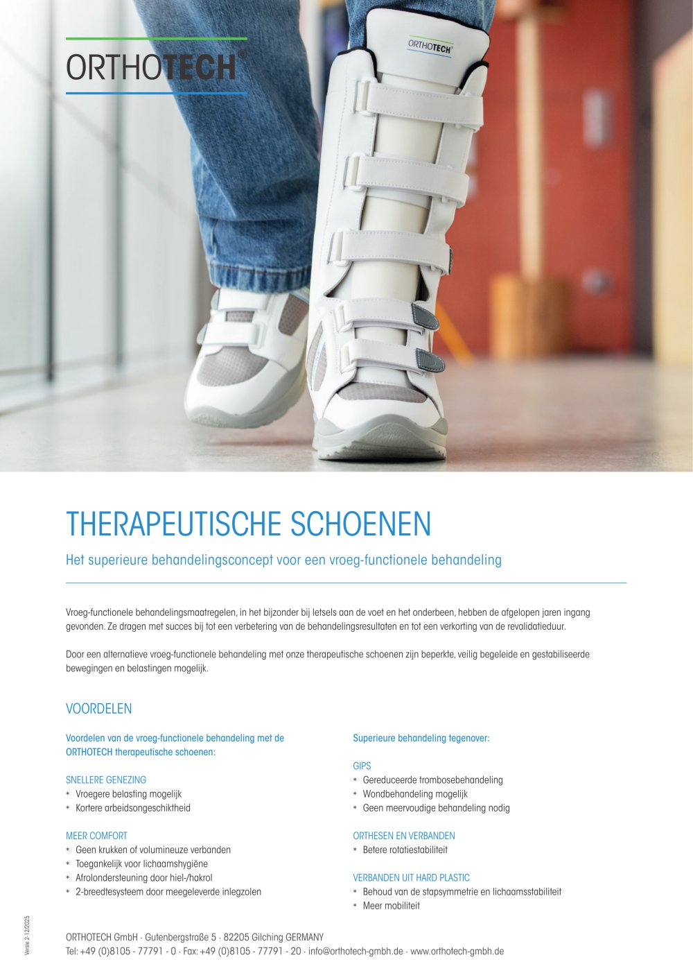 ORTHOTECH Informatie over therapeutische schoenen - Orthotech GmbH
