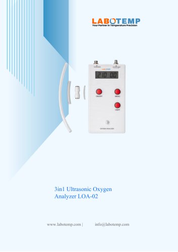 3in1 Ultrasonic Oxygen Analyzer LOA-02