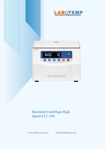 Benchtop Centrifuge-High Speed LLC-104