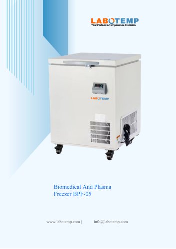 Biomedical And Plasma Freezer BPF-05