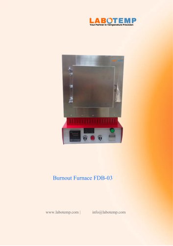 Burnout Furnace FDB-03