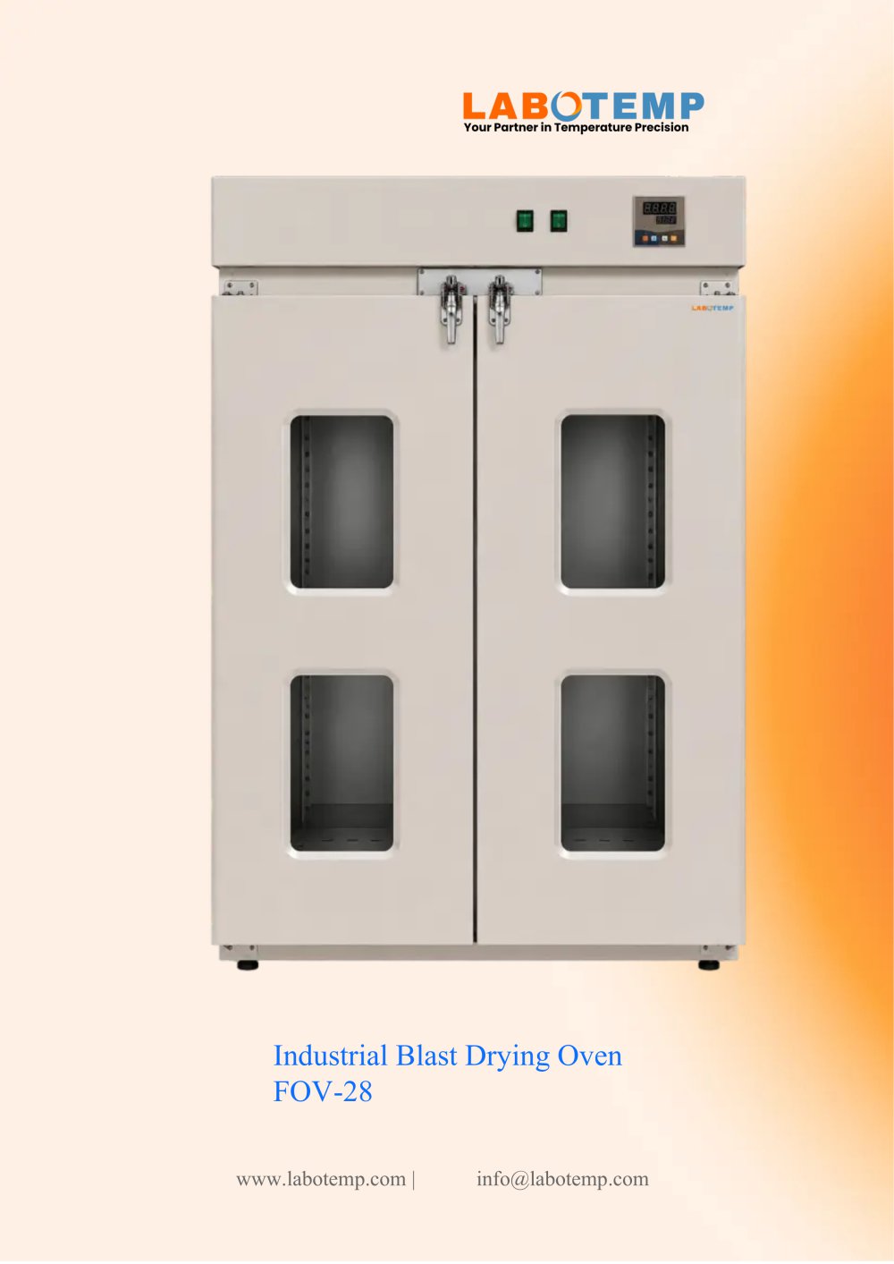 Industrial Blast Drying Oven FOV-28 - Labotemp Systems