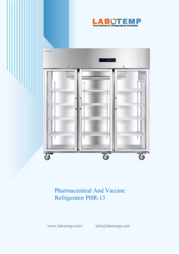 Pharmaceutical And Vaccine Refrigerator PHR-13
