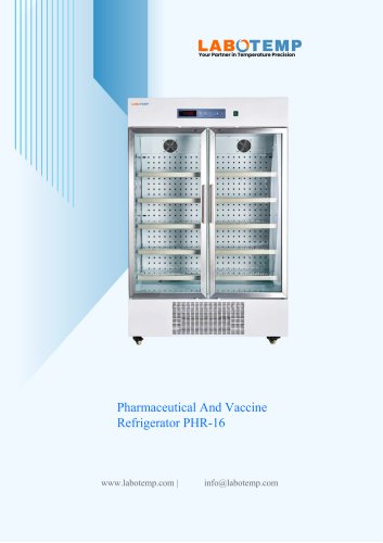 Pharmaceutical And Vaccine Refrigerator PHR-16