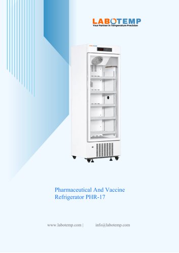 Pharmaceutical And Vaccine Refrigerator PHR-17