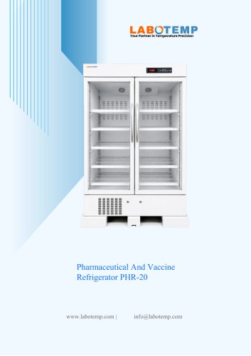 Pharmaceutical And Vaccine Refrigerator PHR-20