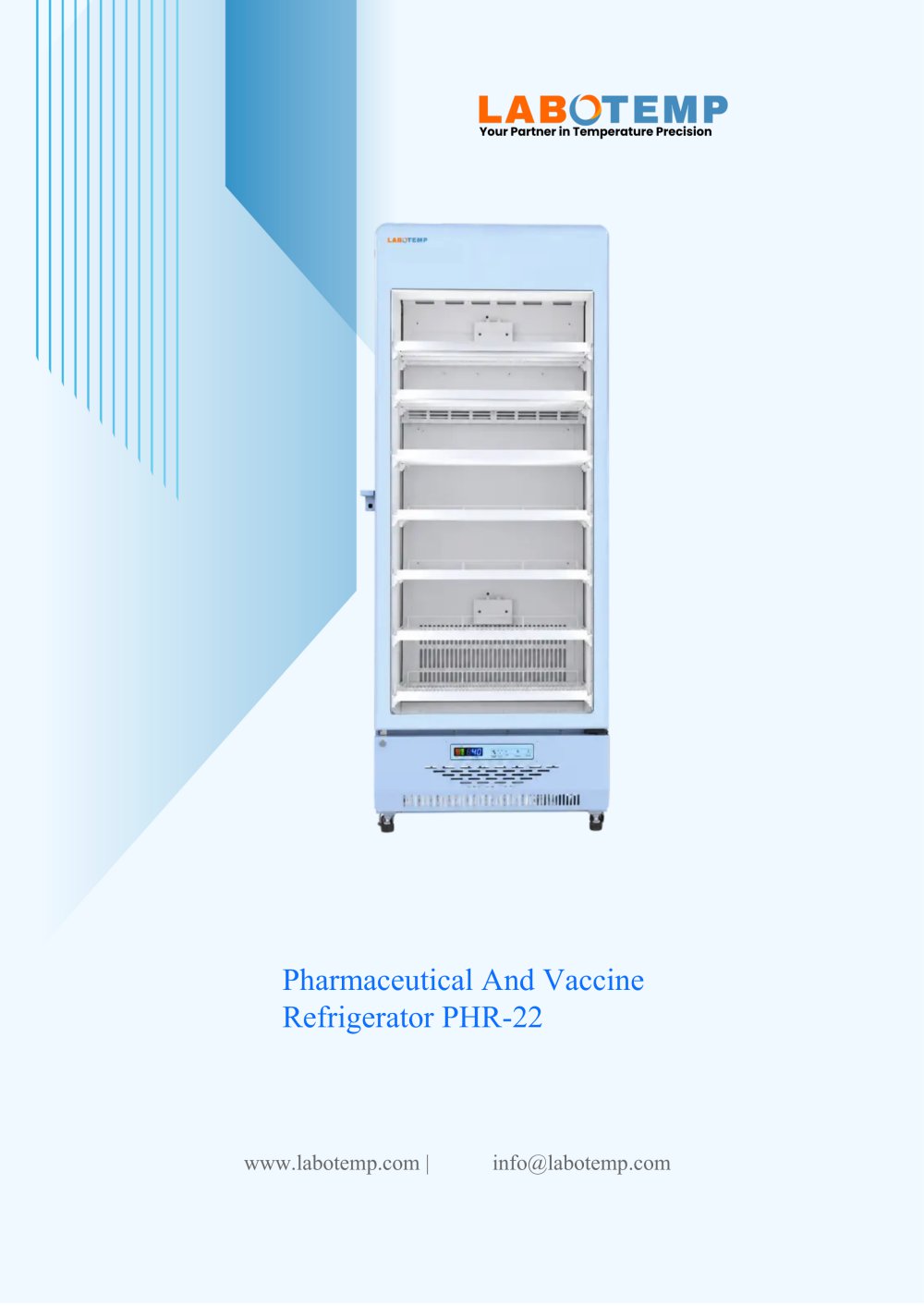 Pharmaceutical And Vaccine Refrigerator PHR-22 - Labotemp Systems
