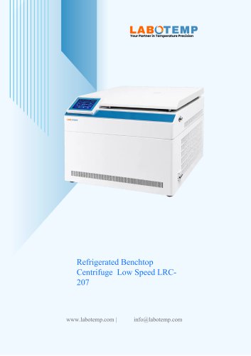 Refrigerated Benchtop Centrifuge &ndash; Low Speed LRC-207