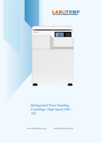 Refrigerated Floor Standing Centrifuge- High Speed LRC-102